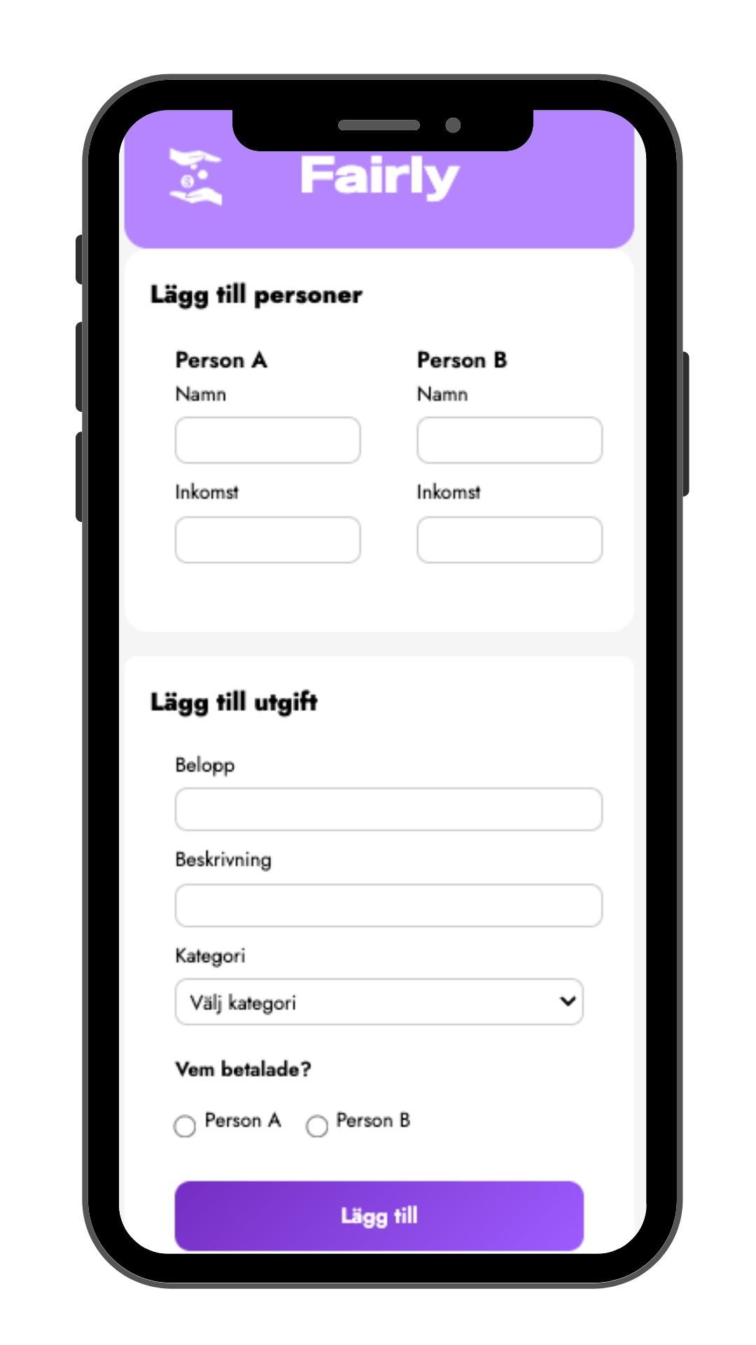 Fairly app